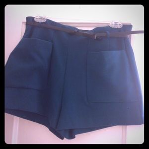 Forever 21 Teal shorts w/ front pockets Large